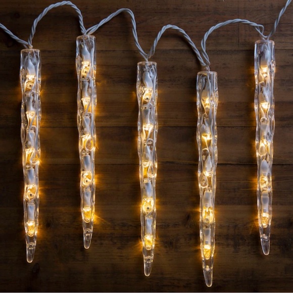 GE Color Choice Dual Color Warm White / Multi-Color 20 Ct LED Ice Icicle Lights - Picture 4 of 8